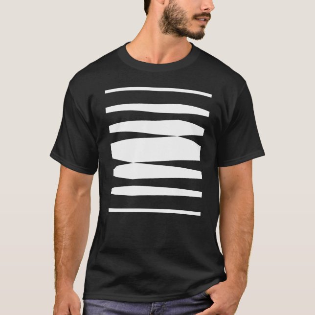 bold geometric lines design tshirt (Front)