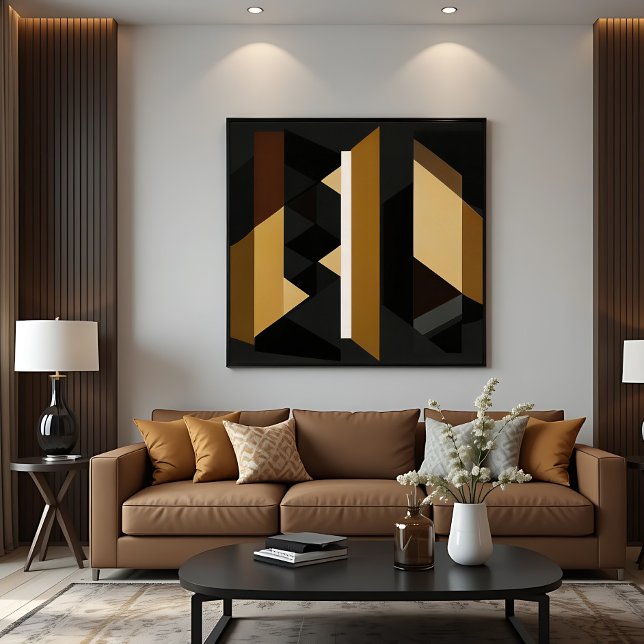Bold Geometric Modern Minimalist Poster (Creator Uploaded)