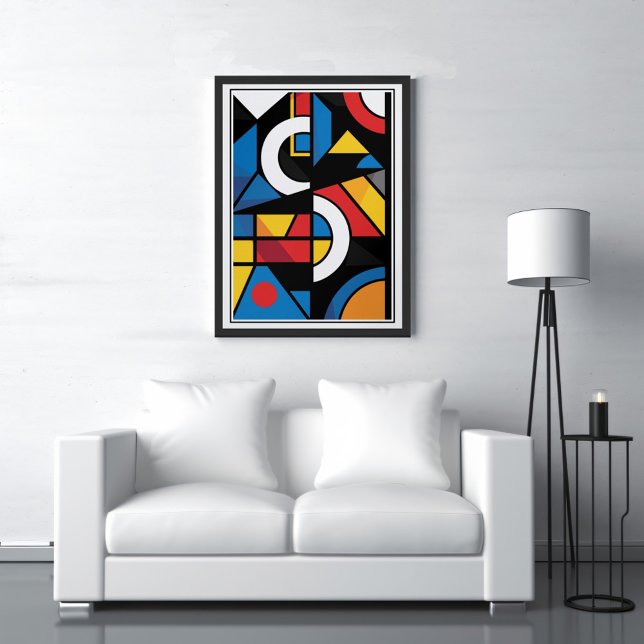 Bold Geometric  Style Abstract  Poster (Creator Uploaded)