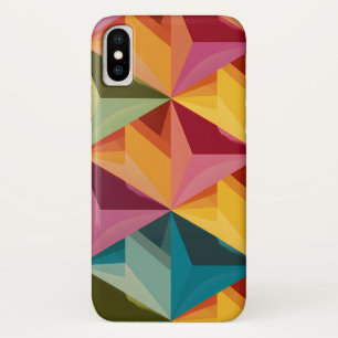 Bold Geometric Triangle Pattern  iPhone X Case