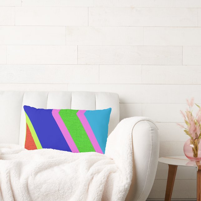 Bold Geometry for the Modern Eye Lumbar Cushion (Creator Uploaded)
