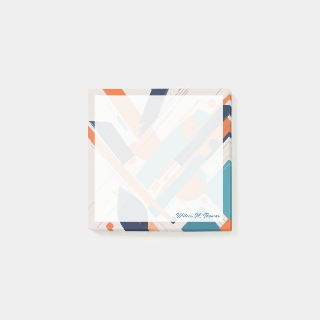Bold Geometry Post-it Notes (Front)