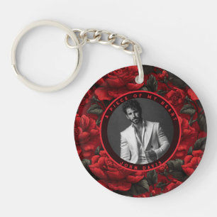 Bold Gifts For Girlfriend Floral Gardenias Key Ring