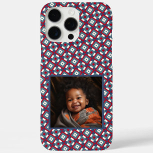 Bold Gifts For Girlfriend Square Pattern iPhone 16 Pro Max Case