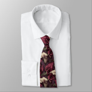 Bold Gifts For Husband Calla Lilies Floral Tie