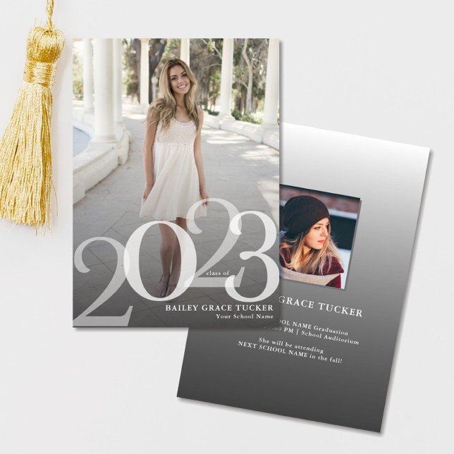 Bold GRAD 2023 Overlay Graduation Announcement (Creator Uploaded)