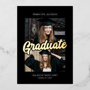 Bold graduate multi photo playful fun