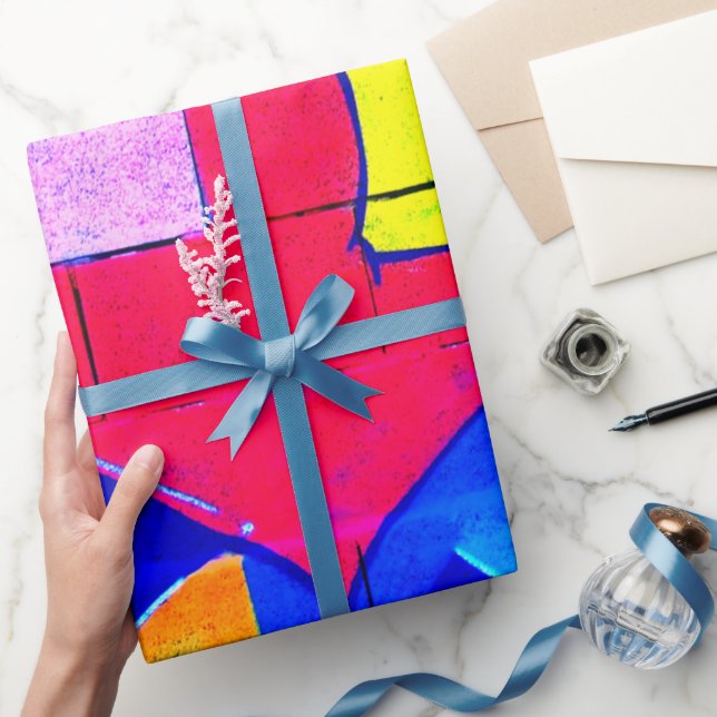 Bold Graffiti Wrapping Paper – Urban Art Vibe (Gifting)