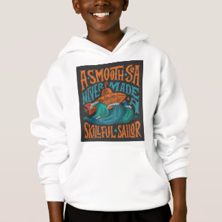Bold Graphic Hoodie – White, Boys’ Hoodie Waves