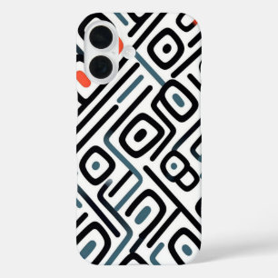 Bold Graphic Line Art Pattern Phone Cover
