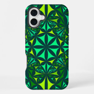 Bold Gren Kaleidoscope iPhone 16 Plus Case