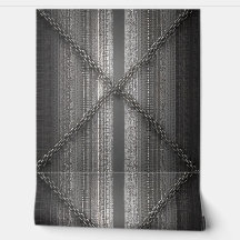 Bold Grey stripe with cross chains