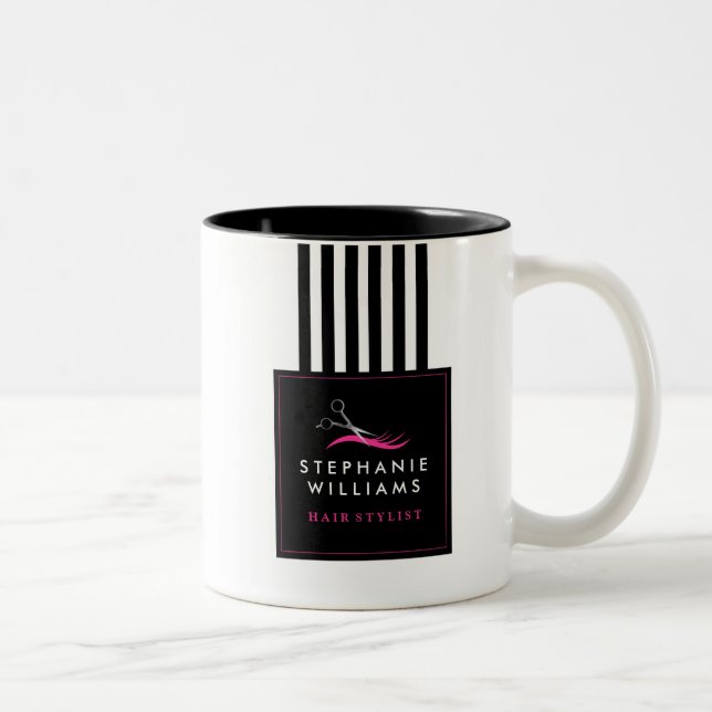 Bold Hair Stylist Coffee Mug (Right)
