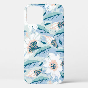 Bold Hand Painted Floral Vintage iPhone 12 Case