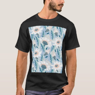 Bold Hand Painted Floral Vintage T-Shirt