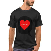 Bold Heart "I Love You" Design