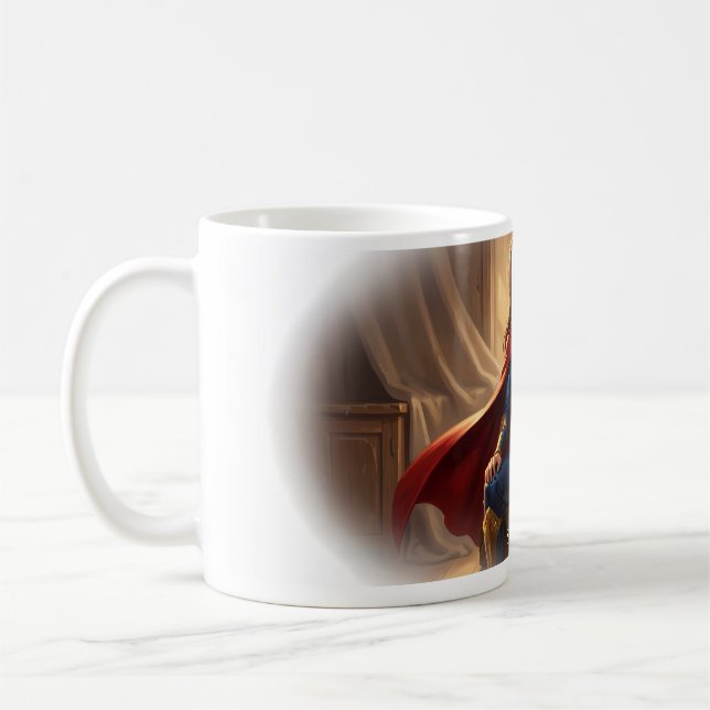 Bold Heroine Standing Tall Design Mug (Left)