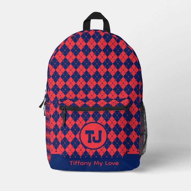 Bold High School Gym Backpack For Girls (Front)