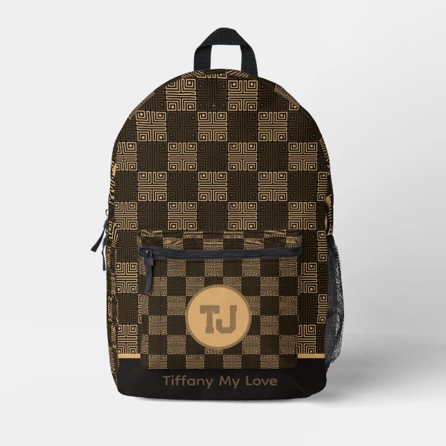 Bold High School Gym Backpack For Her (Front)