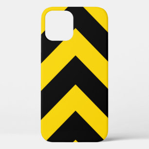 Bold Highway Traffic Bumble Bee Chevrons iPhone 12 Pro Case