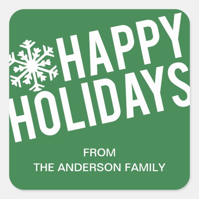 BOLD HOLIDAYS | HOLIDAY GIFT TAGS (Front)