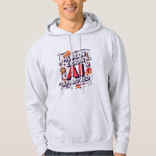 Bold “Human Error, AI Approved” Digital Art Hoodie