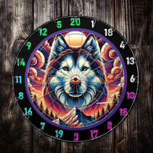 Bold Husky Vista Wall Design Dartboard