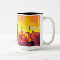 Bold Impressionistic Cityscape