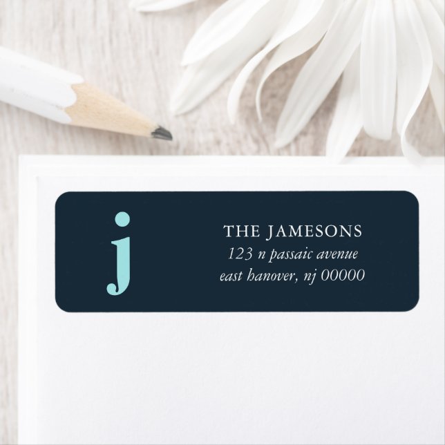 Bold Initial Return Address Label (Insitu)