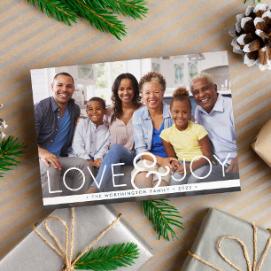 Bold Joy Holiday Photo Card
