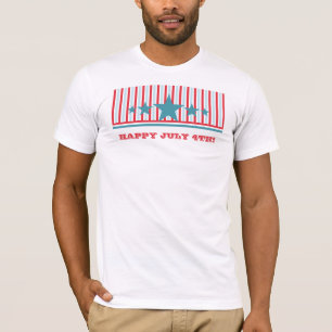 Bold July 4th Stars and Stripes Men's Tee