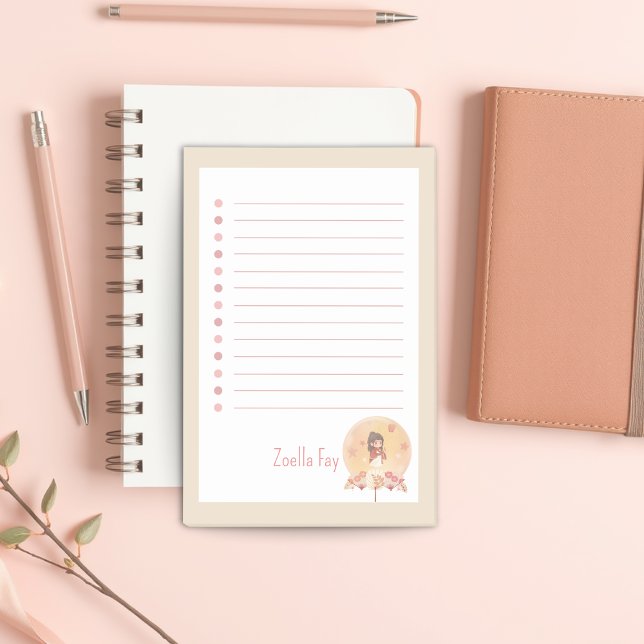 Bold Kawaii Personalizable Back to School Post-it Notes (Bold Kawaii Japanese Style Pesonalizable Back to School Post it Notes)