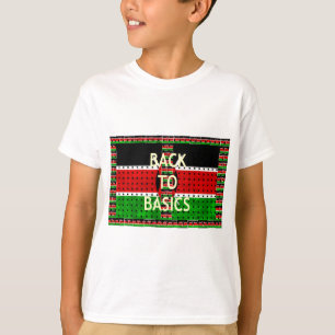 Bold Kenyan Motif: A Back-to-Basics Aesthetic T-Shirt