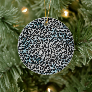 Bold Leopard Print Ornament