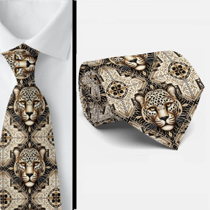 Bold Leopard Tie   Masculine Men's Fashion