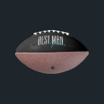 Bold Letter "Best Man" Personalised Football<br><div class="desc">Personalised gifts for your wedding party.</div>
