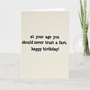 Bold Lettering Birthday Card