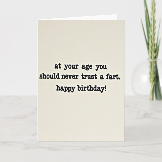 Bold Lettering Birthday Card (Front)