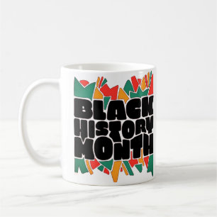 Bold Letters Black History Month Mug