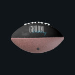 Bold Letters "Groom" Personalised Football<br><div class="desc">Personalised gifts for your wedding party.</div>