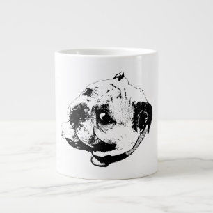 Bold Line Bulldog Large Coffee Mug