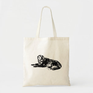 Bold Line Dog Tote with Seasonal Charm Bag