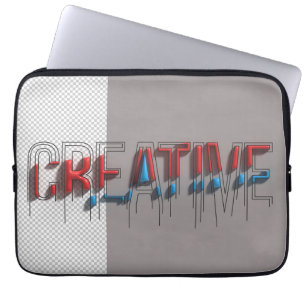 Bold Lines, Bold Life - Creative Laptop Sleeve