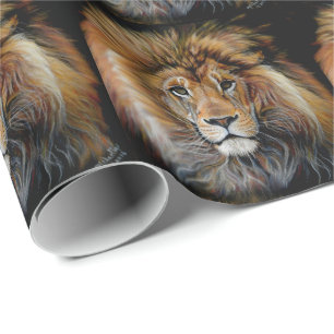 BOLD LION Wrapping Paper