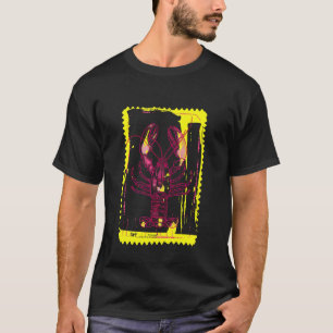 Bold Lobster Print Vibrant Yellow Edges T-Shirt