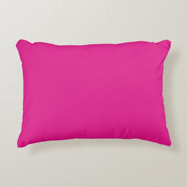 Bold Magenta Decorative Cushion (Front)