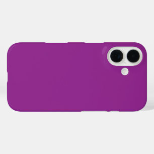 Bold Magenta Wedding Invite with Minimal Style iPhone 16 Case