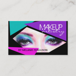 BOLD MAKEUP ARTIST BUSINESS CARD