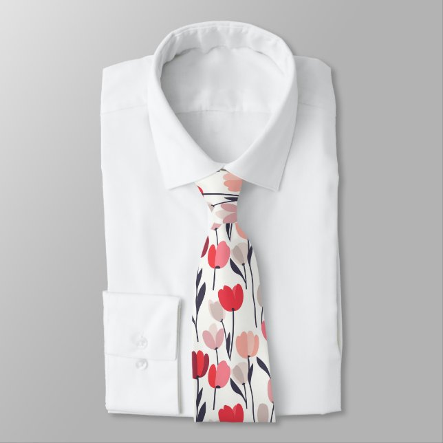 Bold Menswear Ties Tulip Flower (Tied)