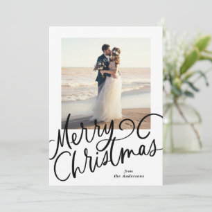Bold Merry Christmas - Hand Lettered Holiday Card